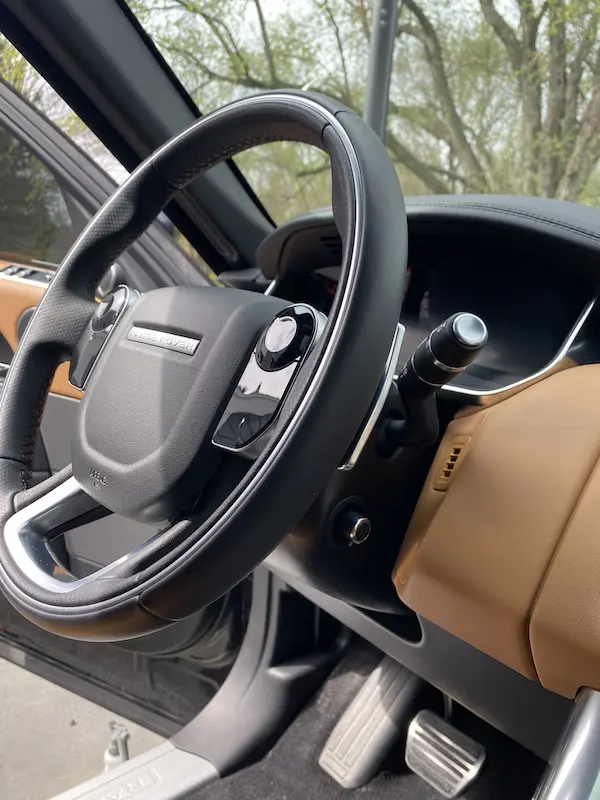 Detailed Range Rover interior